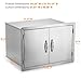 Stanbroil Stainless Steel Outdoor Kitchen Double Door Dry Storage Pantry, 30- Inch