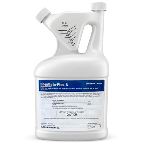 Bifenthrin-Plus-C Insecticide (96 oz) - Roach Killer Indoor Infestation, Termite Treatment, Ant...