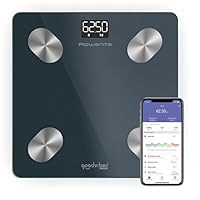 Rowenta Goodvibes LIFE + Bilancia intelligente, Bilancia pesapersone digitale, 10 misurazioni...