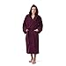 Produktbild AR Line Frottier Bademantel mit Kapuze für Sie und Ihn - Unisex, aus 100% Baumwolle, in Farbe: Brombeere, Größe: XXX-Large