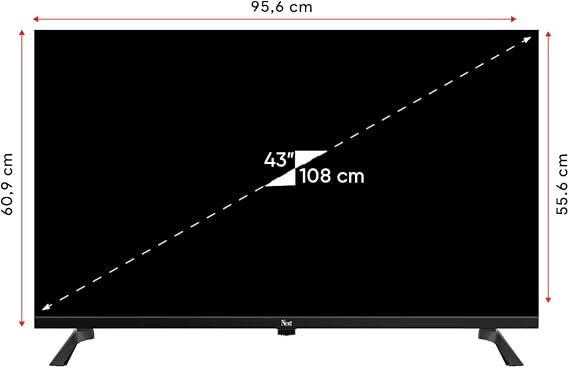 Next YE-43GFSG4 43 109 Screen Full HD Frameless Android TV [Energy Class G]