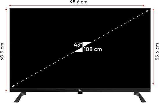 Next YE-43GFSG4 43 109 Screen Full HD Frameless Android TV [Energy Class G]