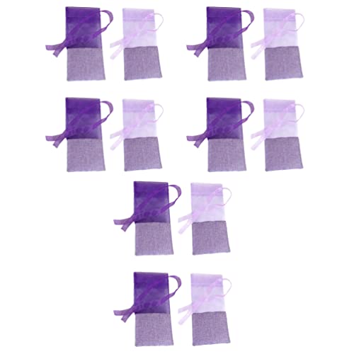 Bolsas de saco lavanda con cordón, 24 piezas miniatura 1