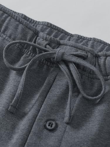 Weintee Men's 34" Inseam Tall Jogger Pajama Pants Cotton Lounge Pants with Pockets3