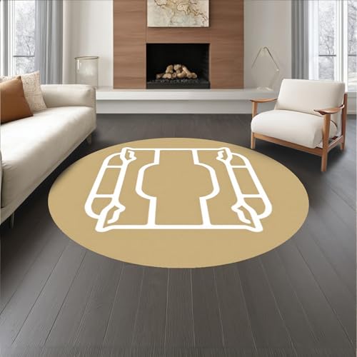 ODIKA Flatwoven High Traffic Area Rug 6, Sculptural 3D Effect, Non Slip, Stain Resistant, Washable Area Rugs for Living Room, Bedroom (Beige, 6, Pad)