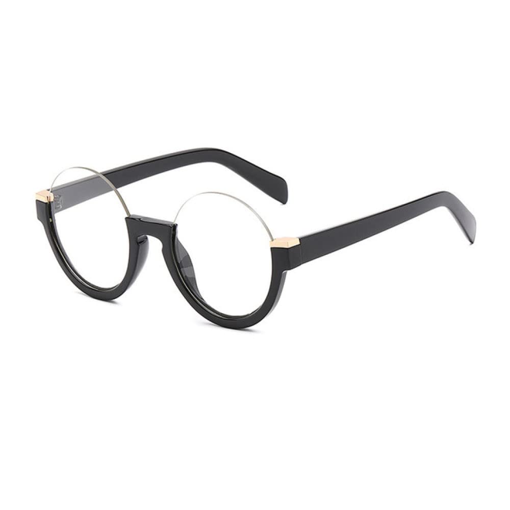 Nowe 2025 Retro półramkowe okrągłe gradientowe okulary przeciwsłoneczne modne oprawki do okularów