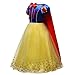 OwlFay Blancanieves Disfraz Vestidos de Princesa con Capa Cuento Hadas Cosplay Halloween...