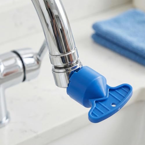 5 Stück Wasserhahn Belüfterschlüssel, Wasserhahn Filterschlüssel Demontage Werkzeug, Kunststoff Schlüssel-Werkzeug, Wasserhahn-Schlüssel für Bad Küche Spüle (M16.5/M18.5/M21.5/M22.5/M24) (Typ 2)