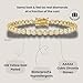 KISPER Tennis Bracelet for Women - 24K Gold Plated Round Cut AAAAA CZ Bezel Set 3mm, Waterproof Jewelry Gift, 6.5 inches