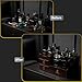 FITSELENCE Perfume Organizer - Cologne Organizer for Men - Wooden Cologne Stand - Organizador de Perfumes - Cologne Shelf - Perfume Stand for Women - Black, Brown - Perfume Holder
