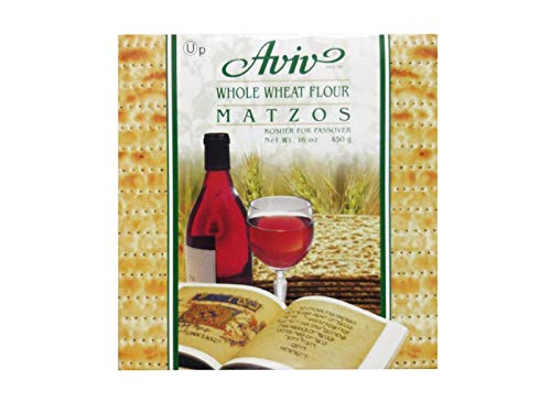 Aviv Whole Wheat Passover Matzo 16 Ounces
