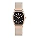 Produktbild PAUL HEWITT Armbanduhr Damen Modern Edge Line Black Sunray - Damen Uhr (Rosegold), Damenuhr Edelstahlarmband in Rosegold, schwarzes Ziffernblatt