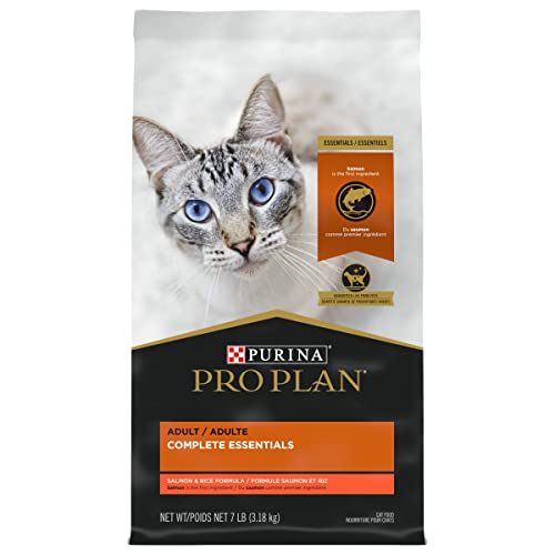 Purina Pro Plan High Protein Cat Food With Probiotics for Cats, Salmon and Rice Formula - 7 lb. Bag