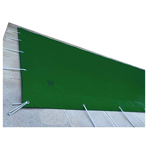 International Pool Protection Cobertor De Invierno Para Piscina De 10.90 X 5.90 De Color Verde/Beige
