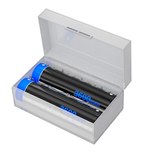 Neuer 0-Zyklus 3,7V Hohe Kapazität 3600mAh NI-MH Akku Batterien für LED Stirnlampe, Powerbank-2 Stück