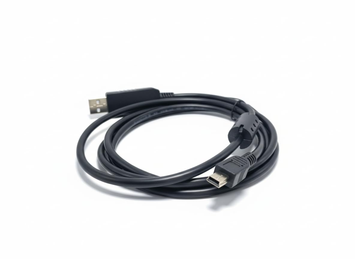 USB to Mini USB Console Cable FT232RL Chip, for Brocade Switch Configuration, RS232 Serial Adapter 1.5M Plug and Play