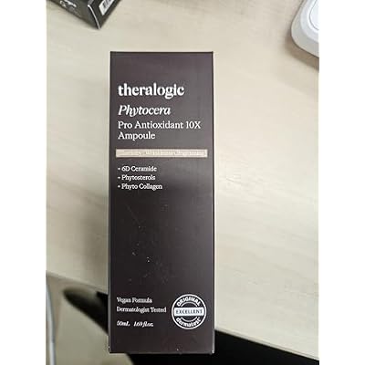 Phytocera Pro Antioxidant 10X Ampoule - Ceramide Lifting Elasticity Age-Defying Face Serum with Collagen, Hyaluronic Acid, NMF - Vegan and Dermatologically Tested, 1.69 fl.oz.