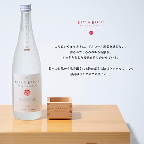 【国産プレミアムウォッカ】ADIATE キーズアンドブリックス プレミアムショット レモン [ ウォッカ 35度 レモンフレーバー日本 福井県 720ml 瓶 ] 4枚目