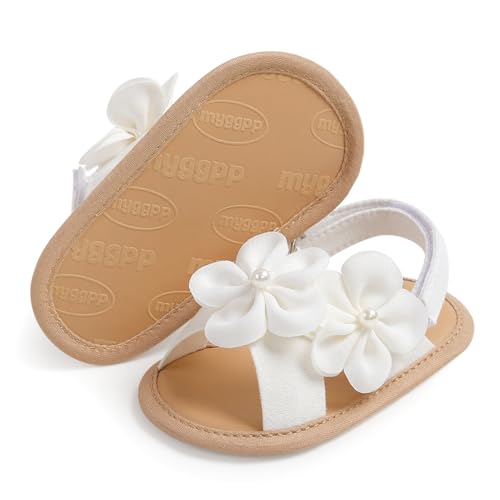 Image of Infant Baby Girls Boys Summer Sandals Premium Unisex Non Slip Rubber Soft Sole Breathable Toddler First Walker Outdoor Beach Shoes