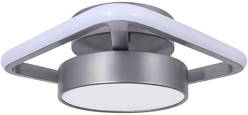Alen Tekli Gri Enerji Tasarruflu Beyaz I k Modern Led Avize  ocuk Odas  Koridor Giyinme Odas  Giri  [Enerji S n f  A++]