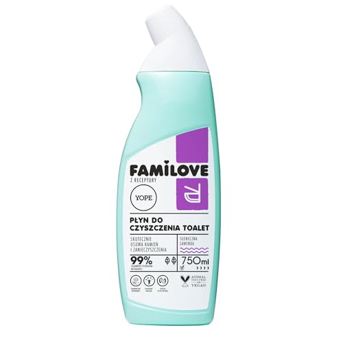 YOPE Natural Toilet Cleaner | 99% Natural Ingredients | French lavender | FAMILOVE 750ml YOPE Natural Toilet Cleaner | 99% Natural Ingredients | French lavender | FAMILOVE 750ml
