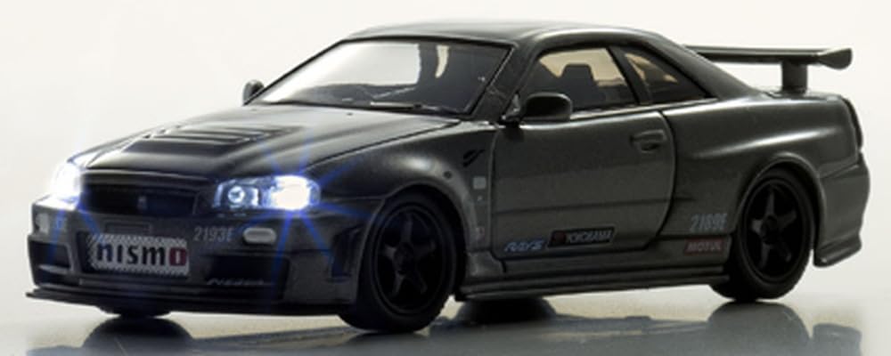 Amazon | 京商オリジナル 1/64 ［MOTN］ 日産 スカイライン R34 GT-R