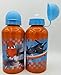 Une bouteille d'eau en aluminium, gourde à l'épreuve des fuites sans BPA 500 ml pour soulever à l'école et sports le thermos 500 ml pour garçons et filles (orange large)