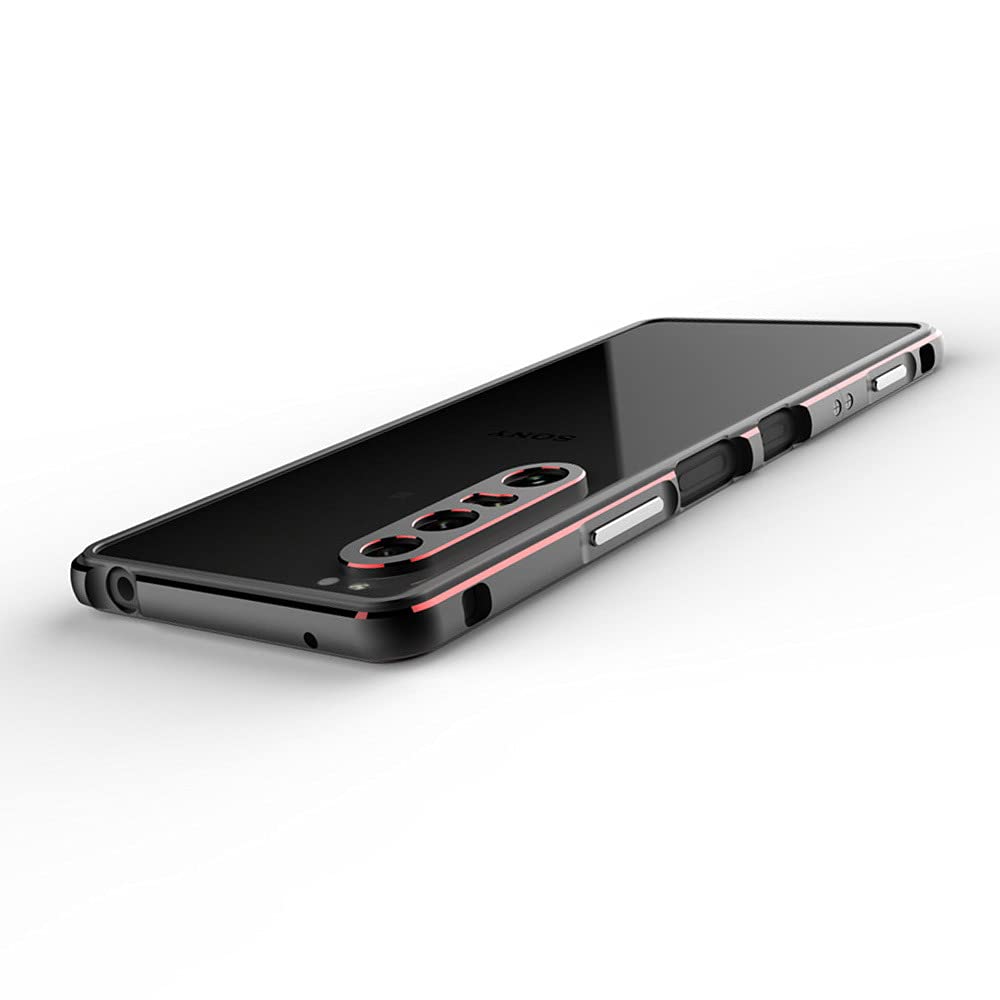 SOG03 Xperia1III 純正ケース、アルミバンパーケース付き SOG03 Xperia1III 純正ケース、アルミバンパーケース付き
