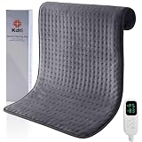 Manta Eléctrica, 40×80CM Almohadilla Térmica Eléctrica con Apagado Automático de 3 Horas y 6 Niveles de Temperatura, Esterilla Electrica para Espalda, Hombro, Lumbar, Lavable a Máquina