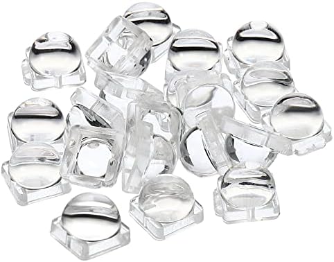 PATIKIL LED Convex Lens, 20 Pack 30 Degree Beam Angle Acrylic LED Optical Convex Condenser Lens for 5050 LED Strip Lamp Beads