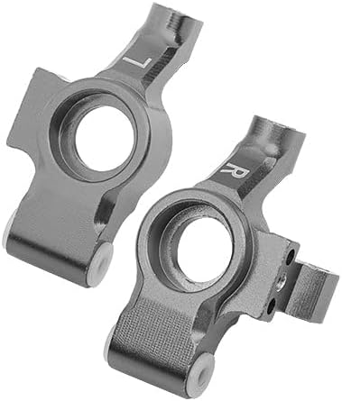 Aluminum Rear Knuckle Arm For 1/10 Traxxas Ford GT 4-Tec 2.0 83056-4/4-Tec 3.0 93054-4 - 2Pc Set Gray Silver