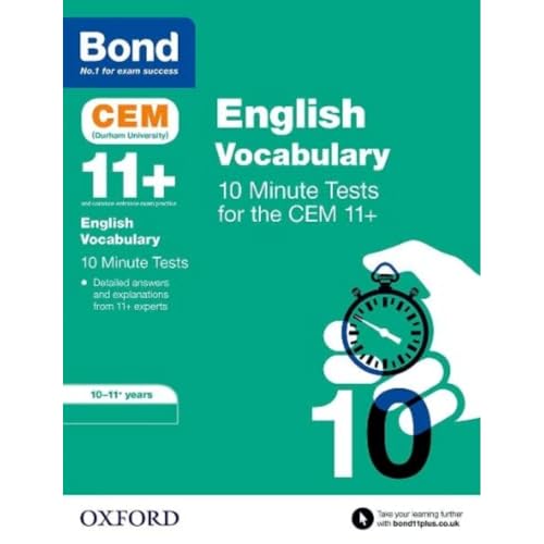 Bond 11+: CEM Vocabu 10 Min Tests 10-11