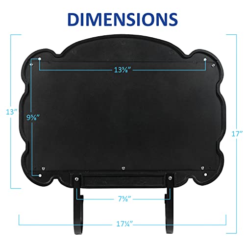 Wall Mount Mailbox - Hummingbird - Cast Aluminum - Rustproof - Letter Box Mail Parcel (Black) #TOP5