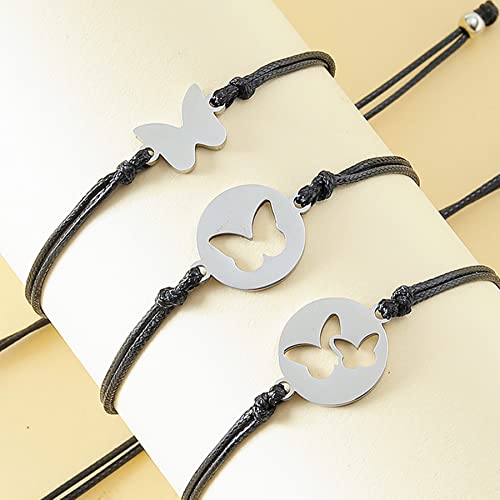 YALLNASL Grandma Mother Daughter Gift Bracelets for 3 Generations Gifts Bracelet Set Matching Bracelets for Grandma Mom Granddaughter Christmas Birthday Gift Generation Bracelet2