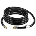 only fire 10 Ft Propane Extension/Appliance Hose, 1/4" Male NPT x 1/4" Female Ball Seat Pipe Swivel Fitting Propane Hose for RV, Gas Grill, Fire Pit, Turkey Fryers, Camper