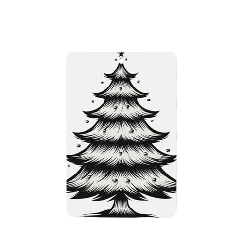 Lot de 4 désodorisants pour voiture Motif sapin de Noël