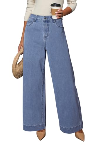Dokotoo Womens Jeans Casual High Waisted Jeans for Women...
