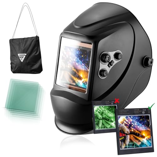 STAHLWERK Automatik-Schweißhelm Rookie – Robuster Schweißerhelm, Schweißschild, Schweißmaske...