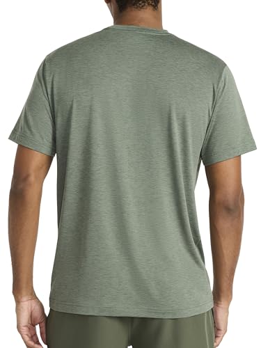 Mens Strike Short Sleeve Crewneck T-Shirt, Standard Fit, Lightweight Stretch Poly Jersey Fabric2