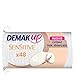 Demak'Up Sensitive Ovales Cotons à Démaquiller - Visage et Yeux - 100% Fibres de Coton Naturelles - 48 Cotons