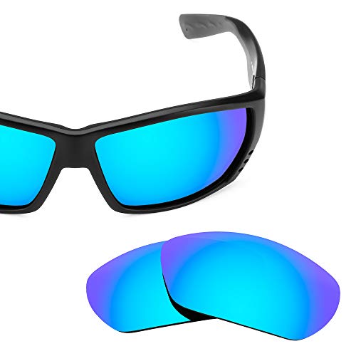 Image of Revant Replacement Lenses for Costa Tuna Alley TA Sunglasses - Elite Polarized Mirrored Ice Blue