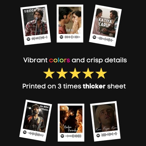 Image of Rockstar Poster | Ranbir Kapoor Poster | Bollywood Movie Rockstar Mini Posters Kit (Set of 15) | Collage Kit Compact Size (8 x 6 cm) Posters for Phone Accessories, Bedroom, Office, Living room