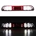 Red 3rd Third Brake Light for Ford Explorer Sport Trac 01-05, for F250 Super Duty/ F350 Super Duty 99-16, for Ranger 93-11, for Mazda B series 94-09, High Mount Stop Light with Electroplating Housing