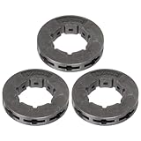 QUARKZMAN 3Stk Kettenrad Kante 325-8 19mm Standard für Meiste Kettensägen Grau