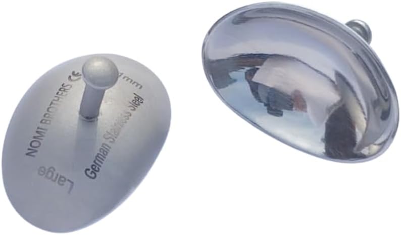 Laser Treatment Eye Shield Protectors – Stainless Steel – 29x21mm – 2 Pair Set