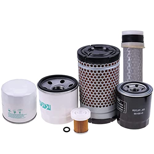 Filter Kit Compatible FOR Kubota L3301HST & L3901HST w/D1803 Engine  HH164-32430 - HAOSHUN TC620-93230