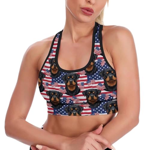 Womens Comfort Fit Racerback Yoga Vest Compress Greater Swiss Mountain American Flag Tops Padded Fast Dry Underwear for Running Gym