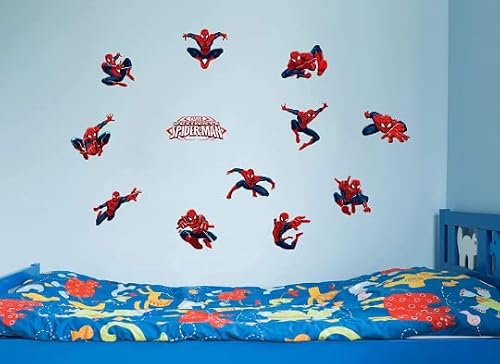 Spiderman Bundle Wall Decals Game Room Decals Wall Sticker Gamer Wall Designs Avengers Game Room Decal Vinyl Wall Murals #TOP3