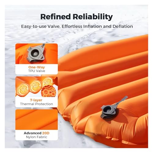 Tapis de camping gonflable isolé Regular Plus matelas ultraléger - 5