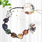7 Pierres de Chakras Arbre de la Vie Ornaments Naturelle Guérison 7 Chakra Cristaux Suspendue Ornament Décor de Fête à la Maison de Souvenir de Mariage